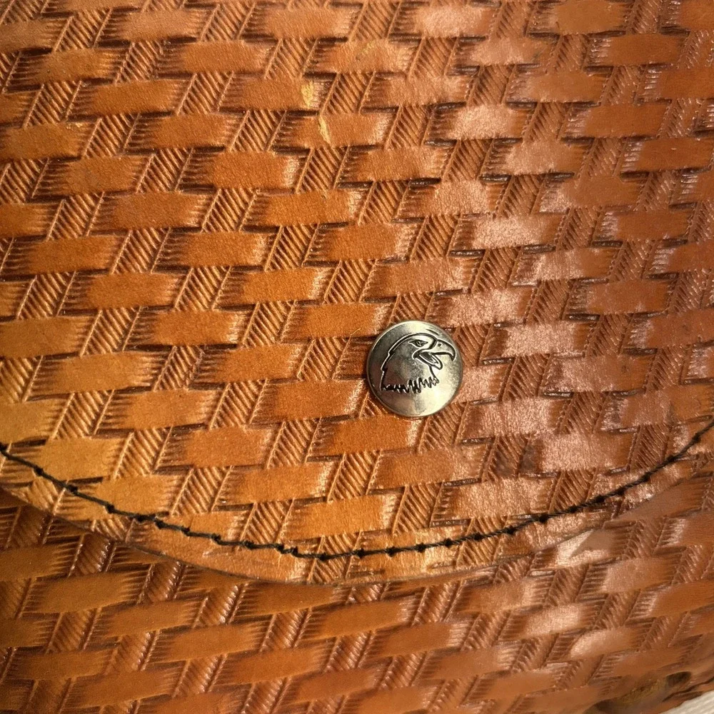 Handmade Leather Small Purse Never Used Great Condition